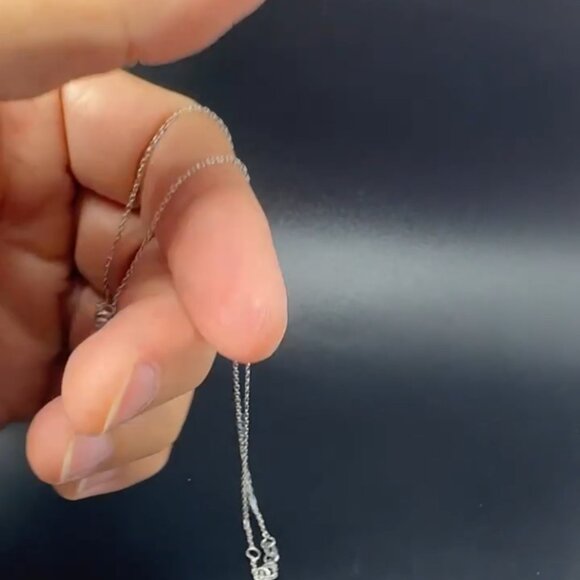 2.00 Carat Heart Brilliant Lab-Grown Diamond Pendant in 14K White Gold - Picture 2 of 5